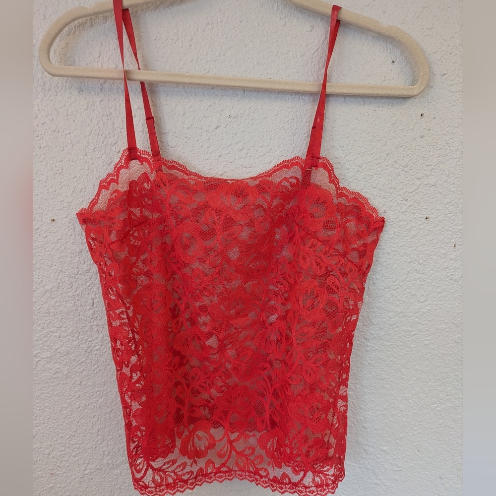Vintage Sheer Lace Union Label Camisole